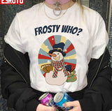 Carrot Nose Frosty Who Christmas Snowman Unisex Sweatshirt