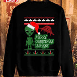 Alien Ufo Ugly Christmas Sweater Unisex Sweatshirt