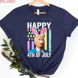 Funny Joe Biden Happy Confused Easter Biden Bunny Unisex T-shirt