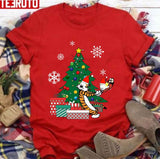 Calvin And Hobbes Around The Christmas Tree Unisex Sweatshirt