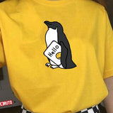 Cute Penguin Says Hello Unisex T-Shirt