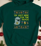 Here For The Boos Ghost Unisex Sweatshirt