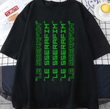 Green Le Sserafim Design Unisex T-Shirt