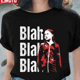 Grunge Greta Thunberg Blah Blah Blah Unisex T-Shirt