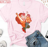 Cute Cartoon Bee And Puppycat Unisex Sweatshirt