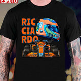 Formula 1 Daniel Ricciardo Helmet 2022 Of Mclaren Team Unisex T-Shirt