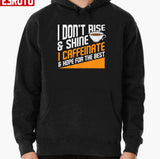 Coffee Hope For The Best Funny Graphic Cool Unisex Sweatshirt