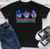 Funny Mood Of Sharkdog Unisex T-Shirt