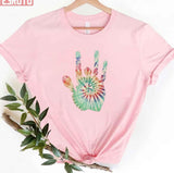 Groovy Tie Dye Jerry Hand Bob Weir Unisex T-Shirt