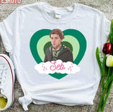 Green Heart Sebastian Sallow Meme Unisex T-Shirt