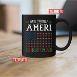Have Yourself Ameri Christmas Funny American Flag Unisex Sweatshirt