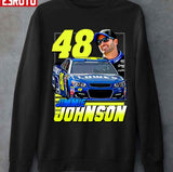 #48 Jimmie Johnson Nascar Légende Numéro Unisex T-shirt