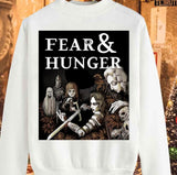 Cartoon Style Fear And Hunger Unisex Sweatshirt