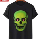 Green Halloween Skull Unisex Sweatshirt