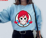 Halloween Wendy’s Meme Character Jason Unisex Sweatshirt