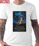 1977 Star Wars Movie Poster New Cotton T-Shirt