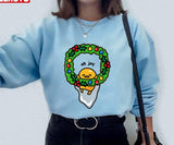 Gudetama Christmas Wreath Golden Egg Unisex Hoodie