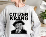 Funny Citizen Kane Parody Citizen Krang Unisex Sweatshirt