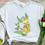 In A Leafeon Mood Pokemon Design Unisex T-Shirt