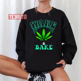 Green Weed Wake And Bake Unisex T-Shirt