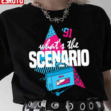 1991 Retro Hip Hop Scenario Unisex T-Shirt