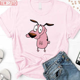 Cute Pink Dog Courage The Cowardly Dog Unisex Sweatshirt