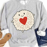Jammie Dodger Biscuit Unisex Sweatshirt