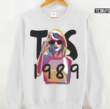 1989 TS Taylor Swft Cute Girl Vector Painting Unisex T-shirt