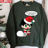 Izuku Midoriya Boku No Hero Academia Christmas Day Version Unisex Sweatshirt