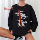 Guardians Text Name Guardians Of The Galaxy Unisex T-Shirt