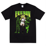 Green Art Burnin My Hero Academia Unisex T-Shirt