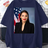 Alexandria Ocasio Cortez AOC Portrait Unisex T-Shirt