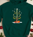 Christmas Cactus Feliz Navidad Unisex Sweatshirt