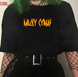 Def Leppard Font Miley Cyrus Unisex T-Shirt