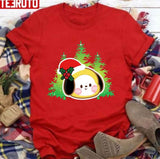Chimmy Jimin Biased Bt21 Bts Merry Christmas Trees Unisex Sweatshirt